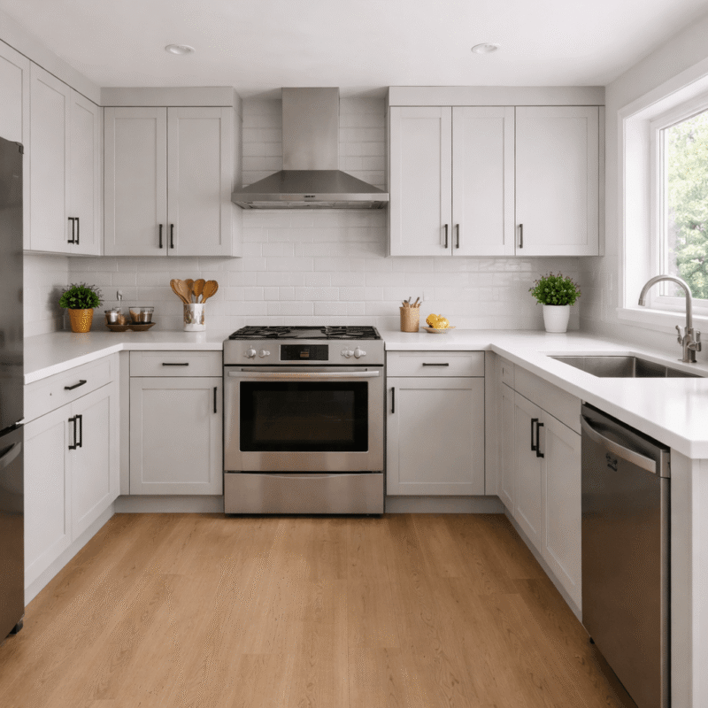 MDF mutfak dolabı modeli, uygun fiyatlı modern mutfak dolabı tasarımı